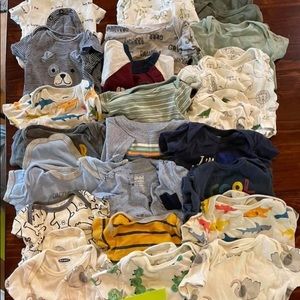 Baby boy onesies lot